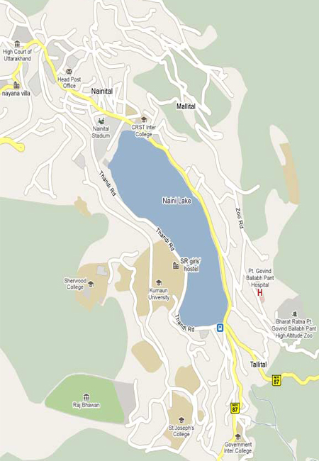 Nainital Map